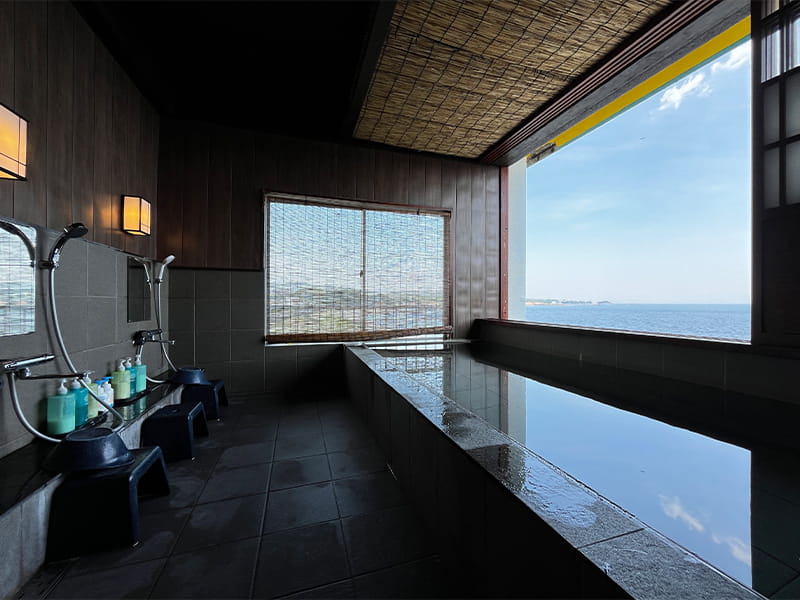 大パノラマの貸切風呂